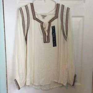 Lucky Brand Boho Tunic XL new
